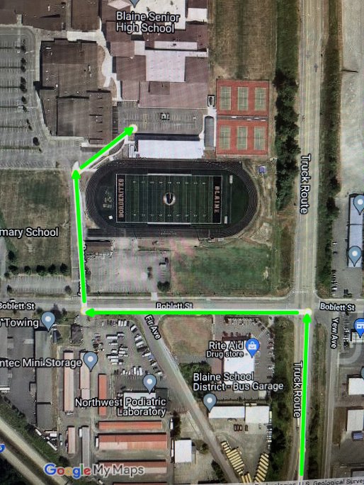Blaine Cafeteria Map