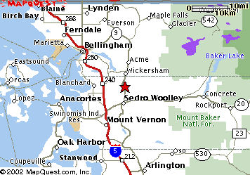Samish Summer Chess Camp Map